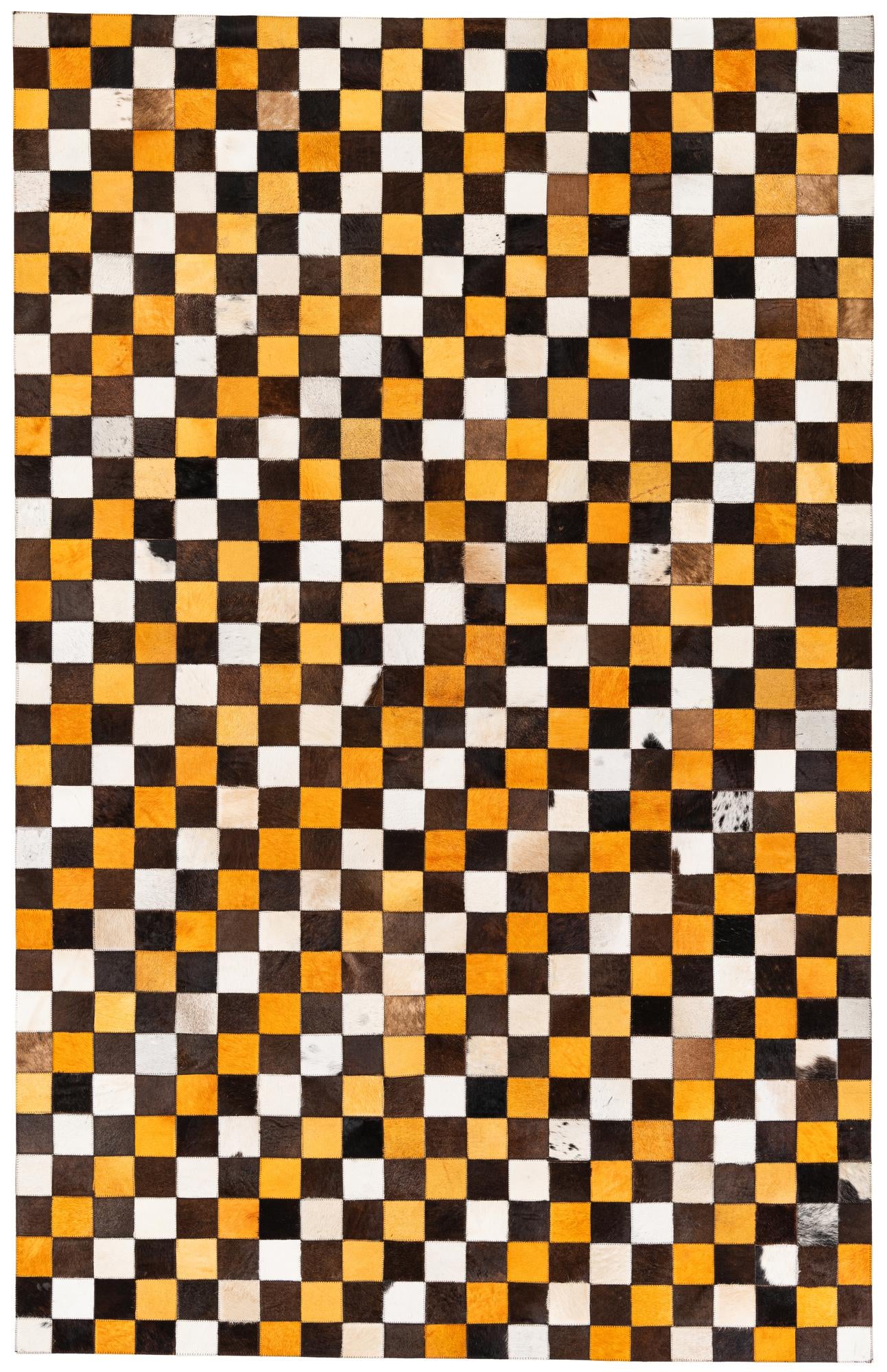 5' 2 x 8' 1 Cowhide Stocks Rug