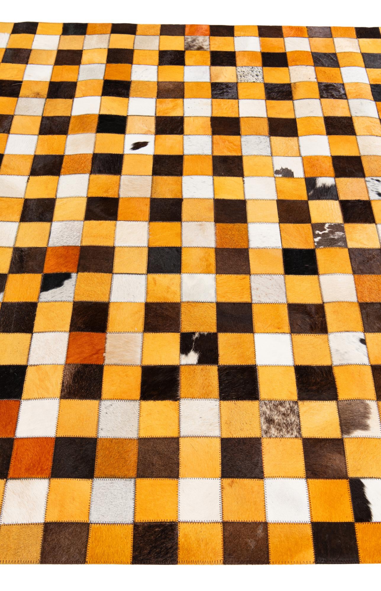 5' 2 x 8' 2 Cowhide Stocks Rug