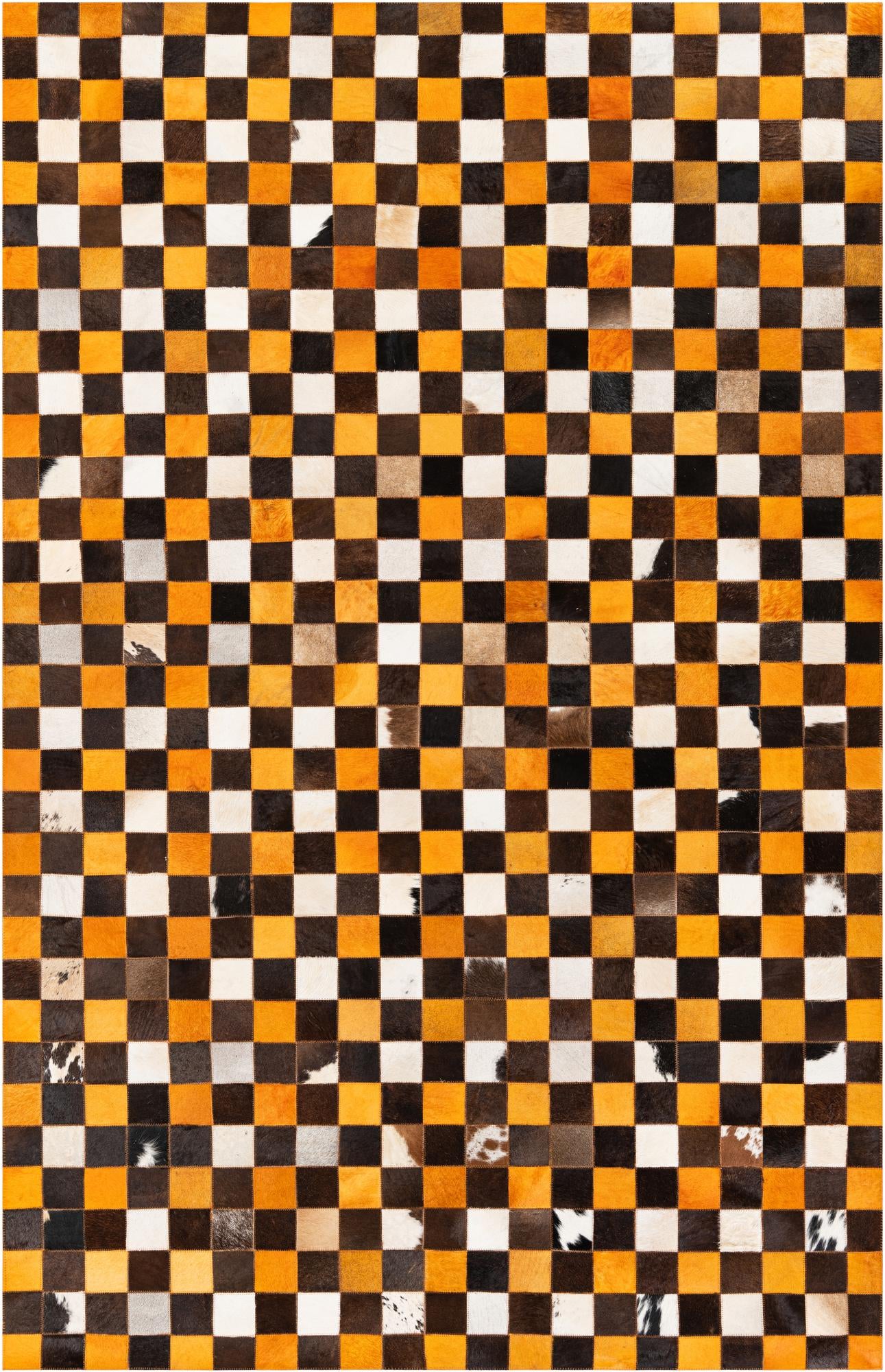 5' 2 x 8' Cowhide Stocks Rug