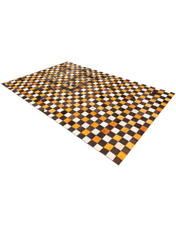 Detail image of 5' 1 x 8' Cowhide Stocks Rug