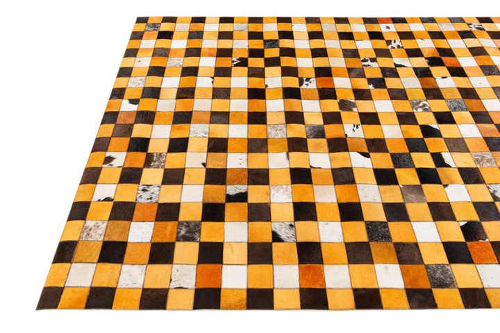 5' 2 x 8' Cowhide Stocks Rug