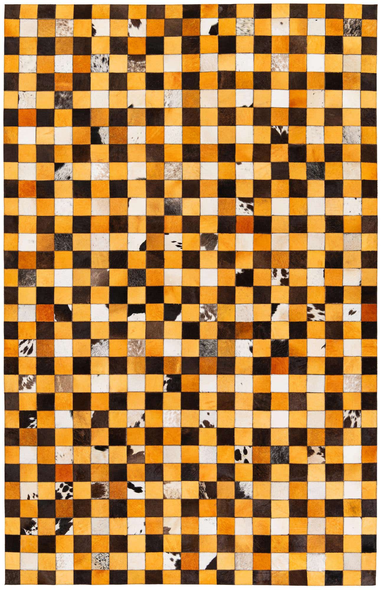 5' 2 x 8' Cowhide Stocks Rug
