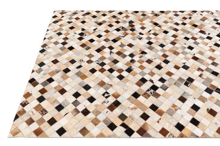 5' 1 x 7' 10 Cowhide Stocks Rug