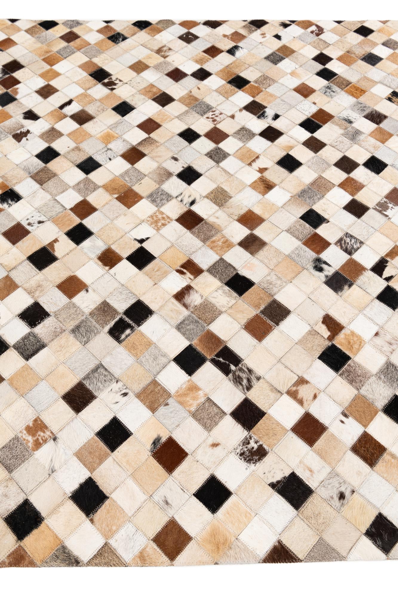 5' 1 x 7' 10 Cowhide Stocks Rug