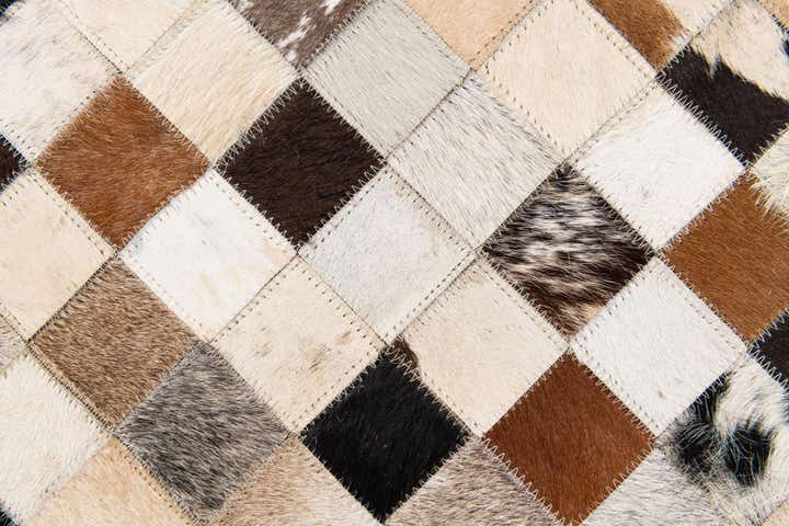 5' 1 x 7' 10 Cowhide Stocks Rug