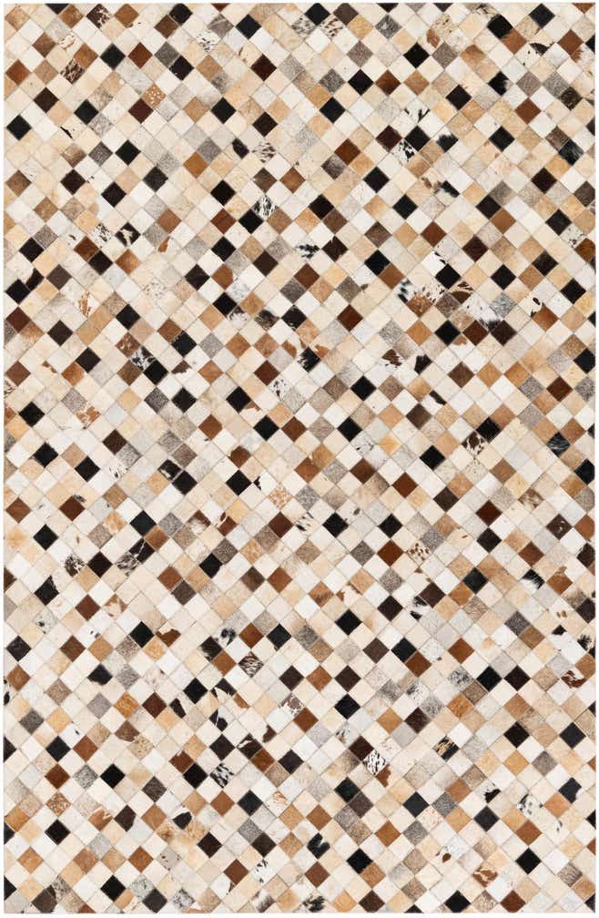 5' 1 x 7' 10 Cowhide Stocks Rug