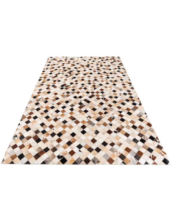 5' 1 x 7' 11 Cowhide Stocks Rug