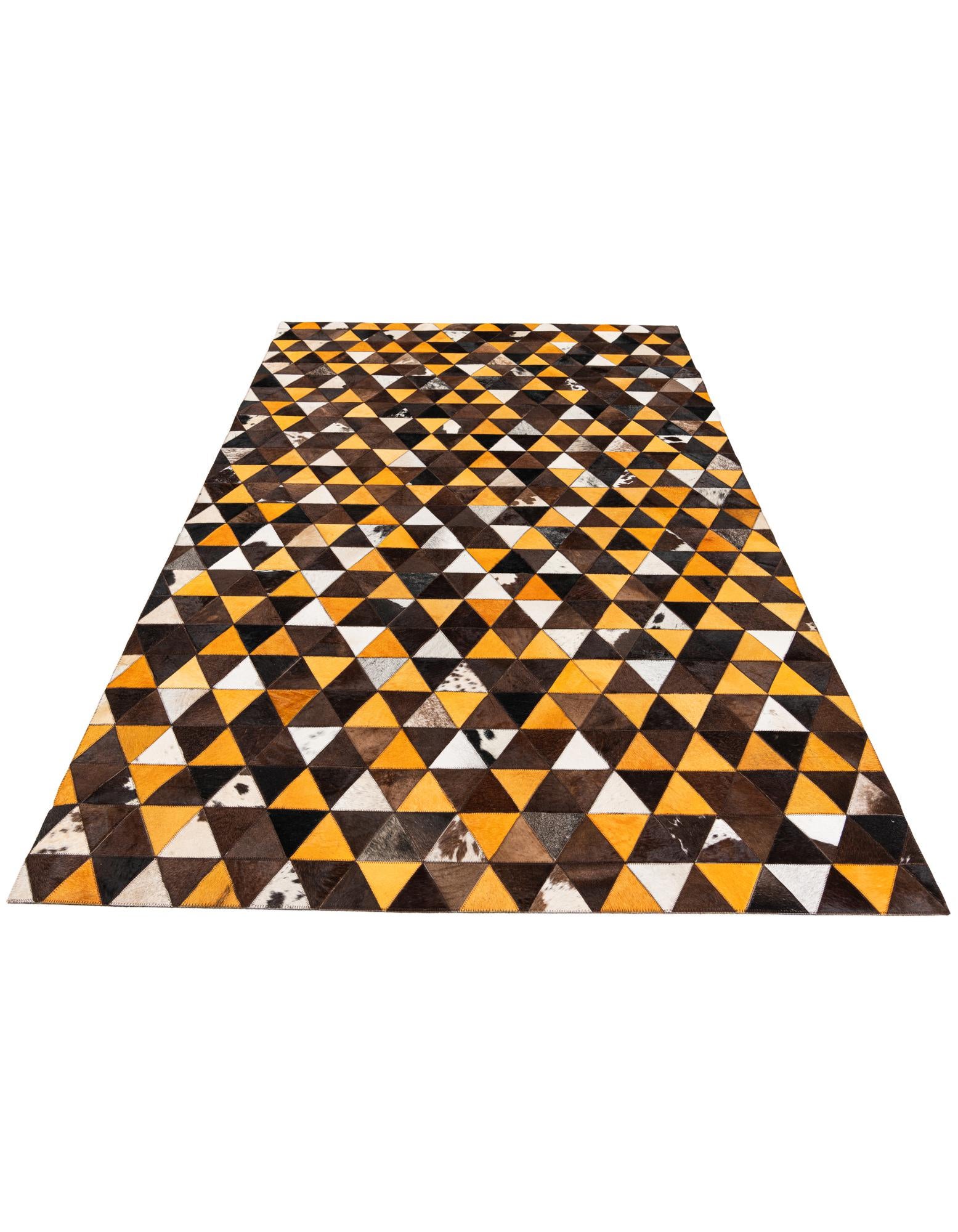 5' 1 x 8' 2 Cowhide Stocks Rug