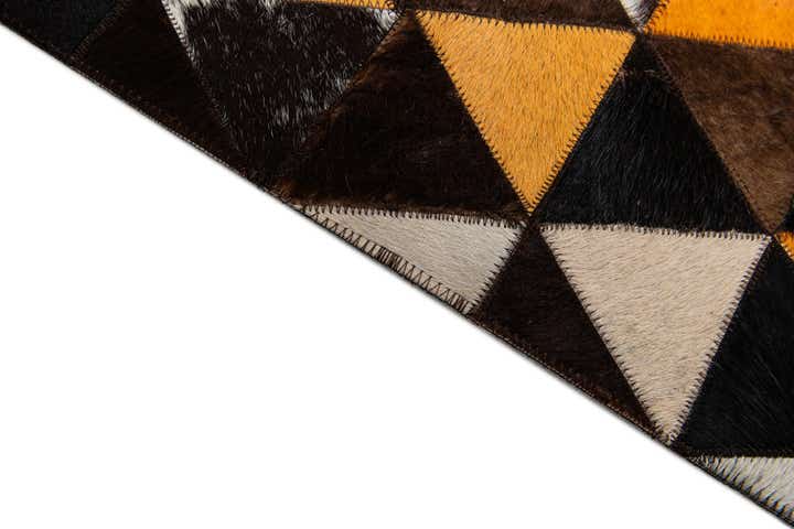 5' 1 x 8' 2 Cowhide Stocks Rug