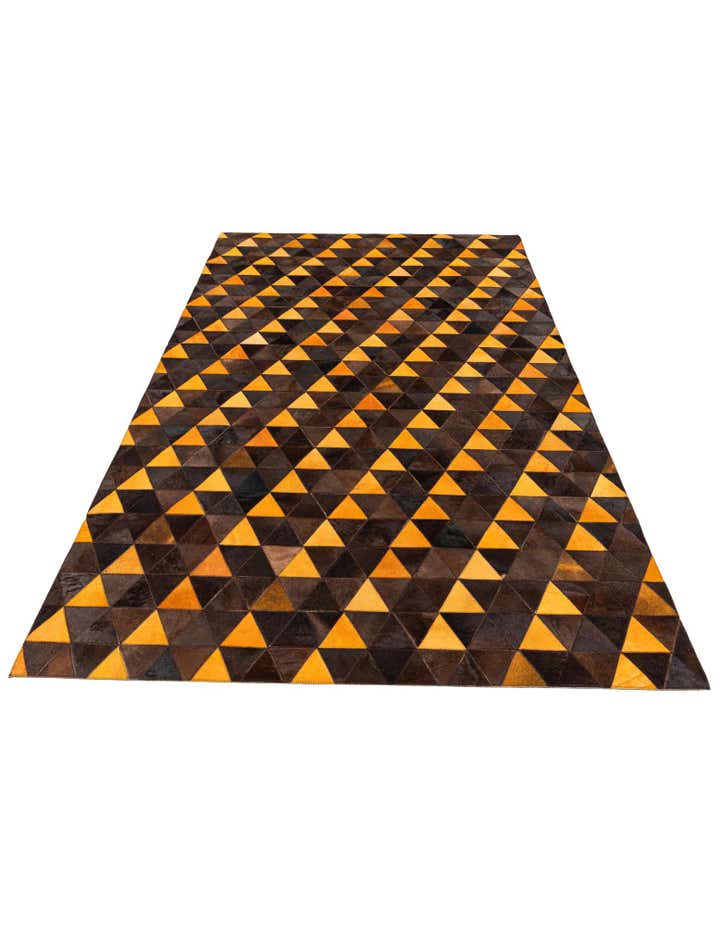 5' x 8' 1 Cowhide Stocks Rug