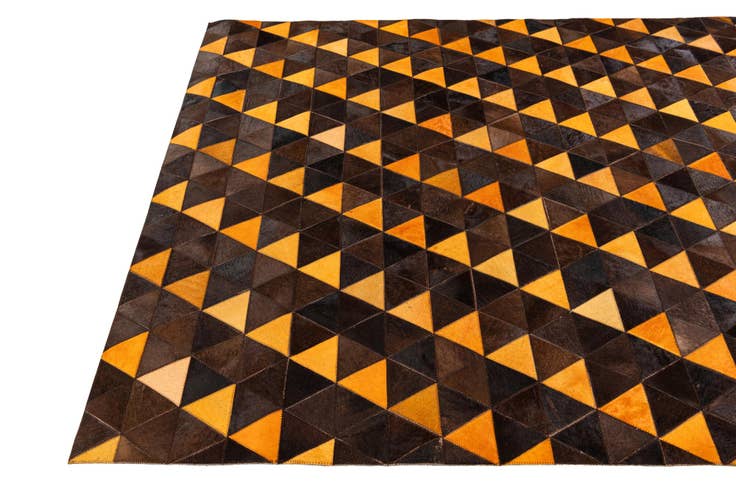 Detail image of 5' x 8' 1 Cowhide Stocks Rug