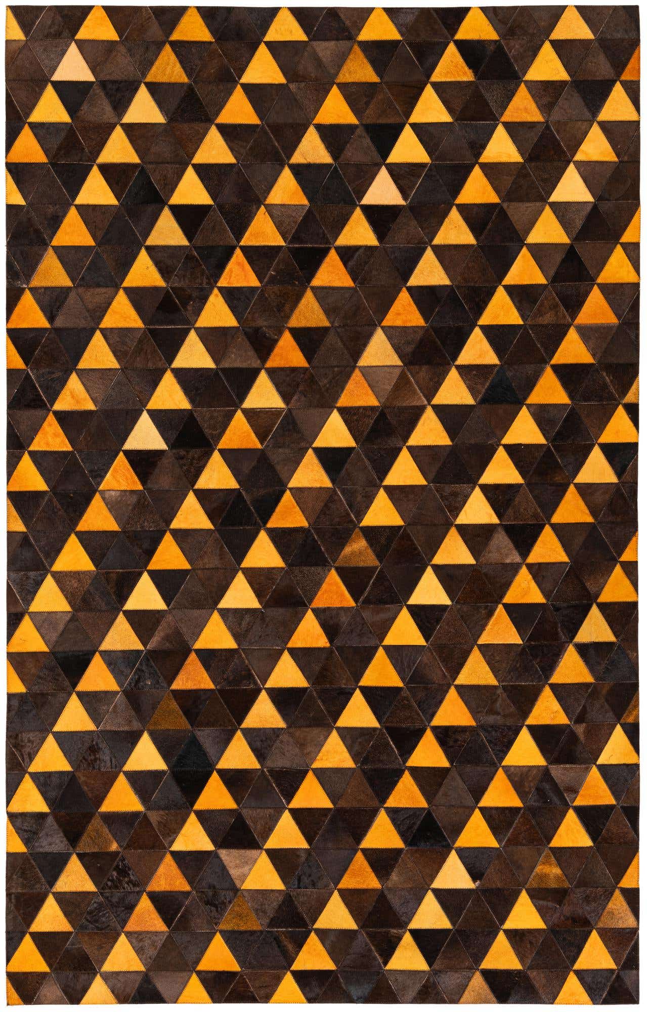 5' x 8' 1 Cowhide Stocks Rug