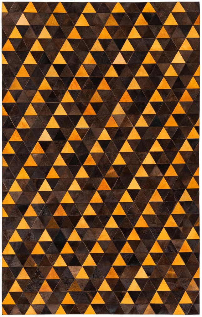5' x 8' 1 Cowhide Stocks Rug