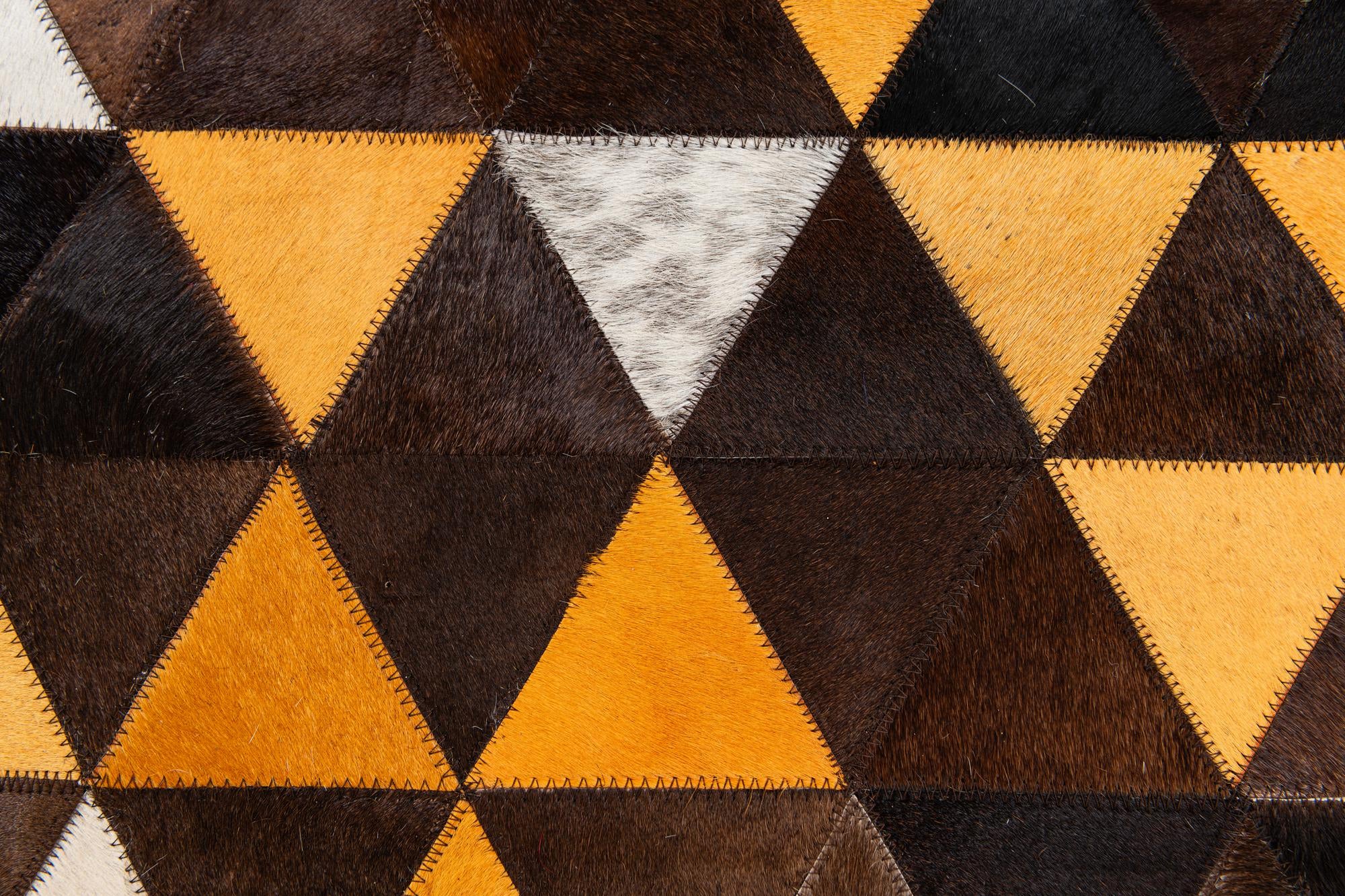 4' 10 x 8' 1 Cowhide Stocks Rug
