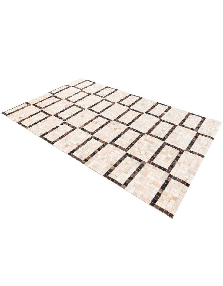Detail image of 5' 1 x 8' Cowhide Stocks Rug
