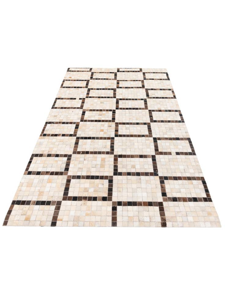 Detail image of 5' 1 x 8' Cowhide Stocks Rug