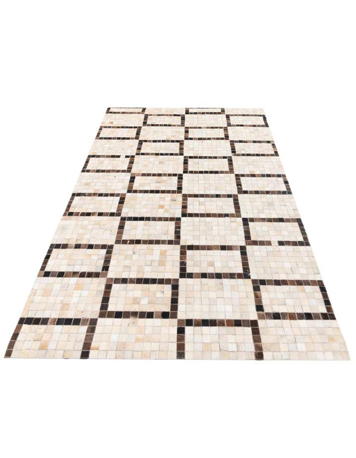 5' 1 x 8' Cowhide Stocks Rug
