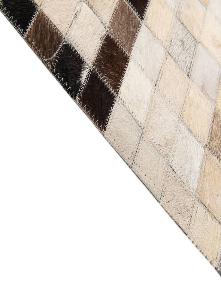 Detail image of 5' 1 x 8' Cowhide Stocks Rug