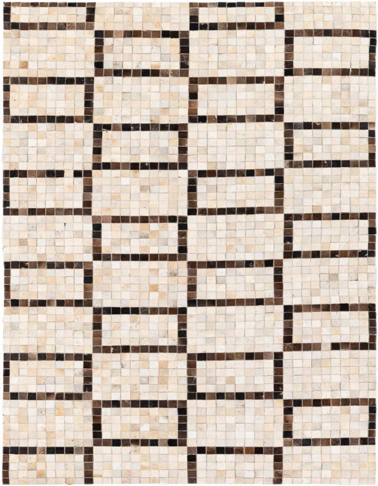 Detail image of 5' 1 x 8' Cowhide Stocks Rug