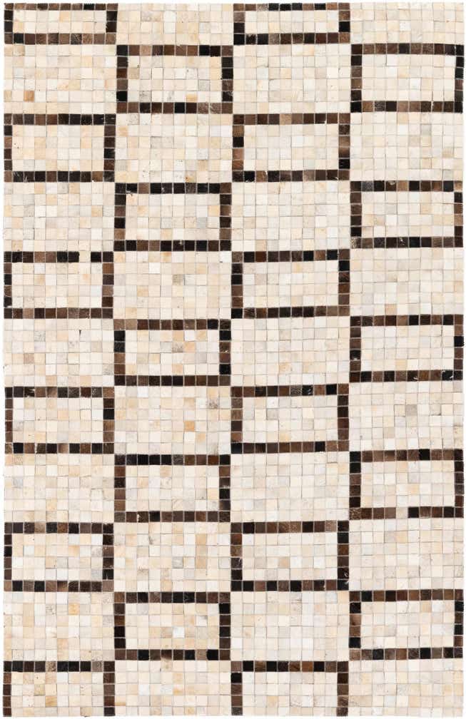 5' 1 x 8' Cowhide Stocks Rug