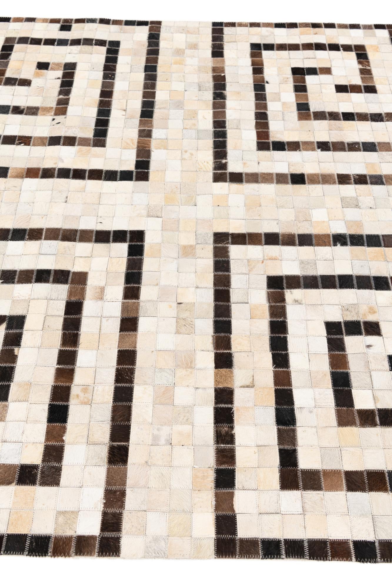 5' 1 x 7' 11 Cowhide Stocks Rug