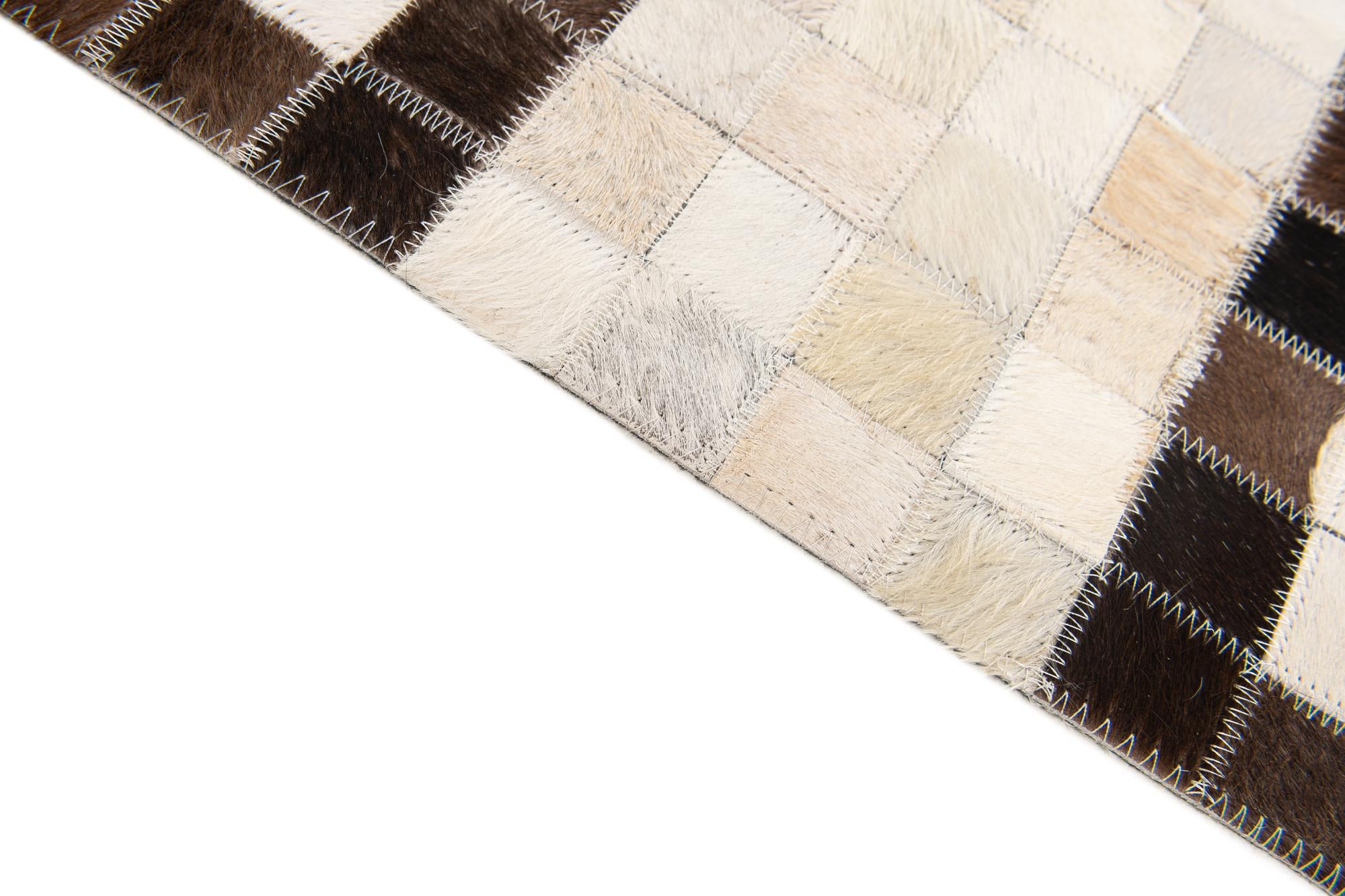 5' 1 x 7' 11 Cowhide Stocks Rug