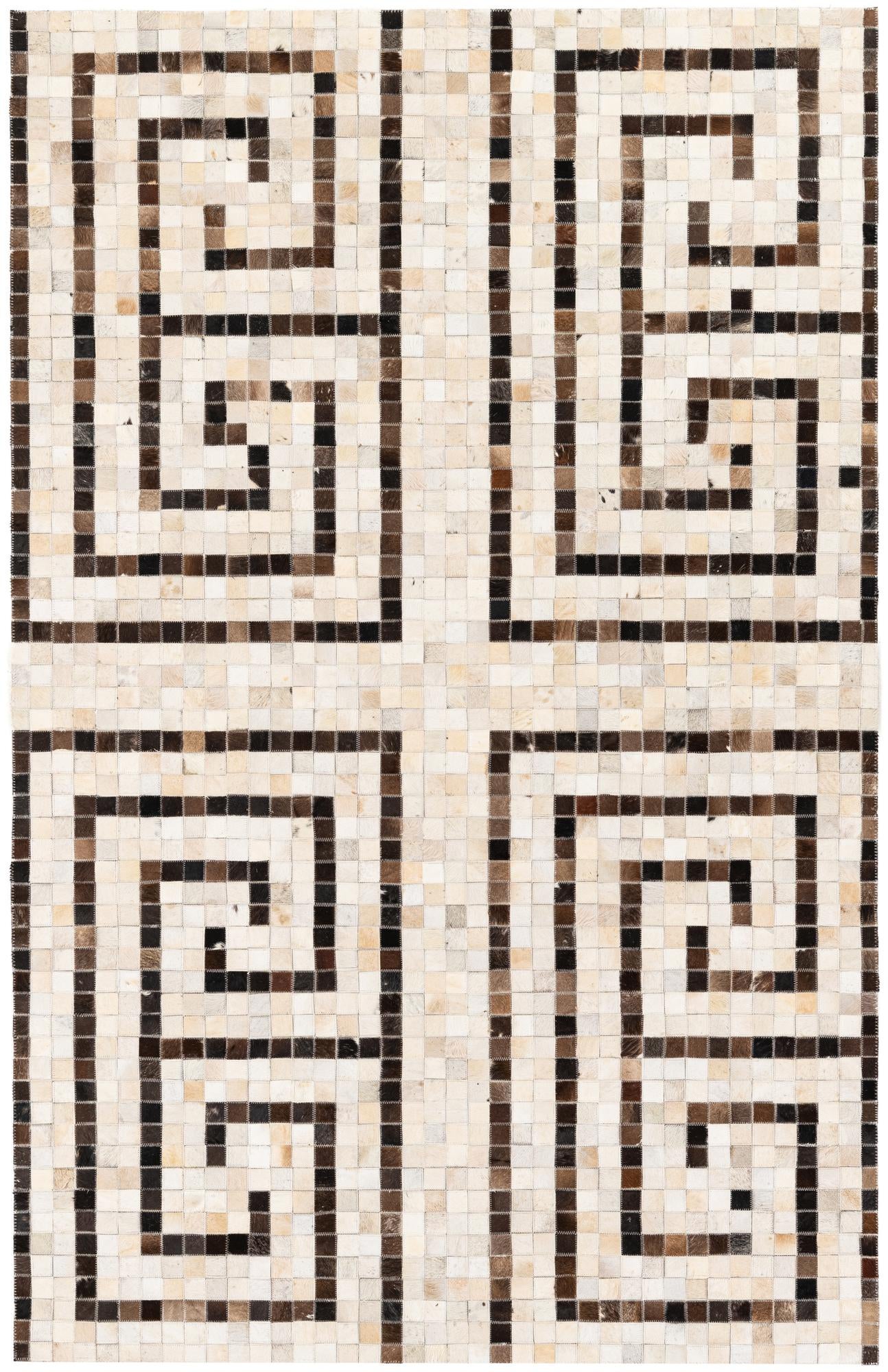 5' 1 x 7' 11 Cowhide Stocks Rug