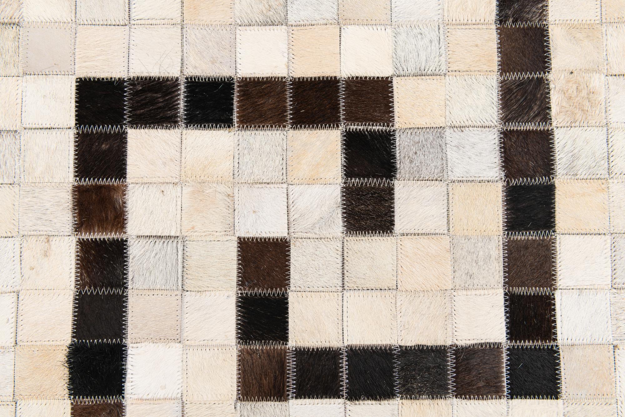 5' 1 x 8' Cowhide Stocks Rug