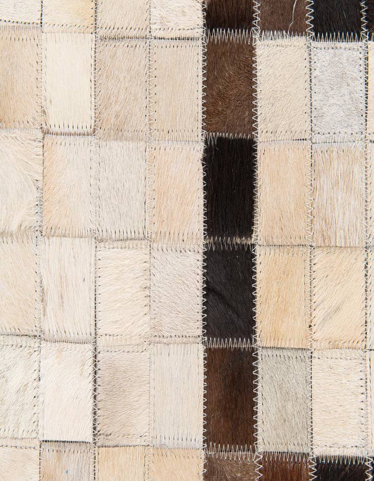 Detail image of 5' 1 x 8' Cowhide Stocks Rug