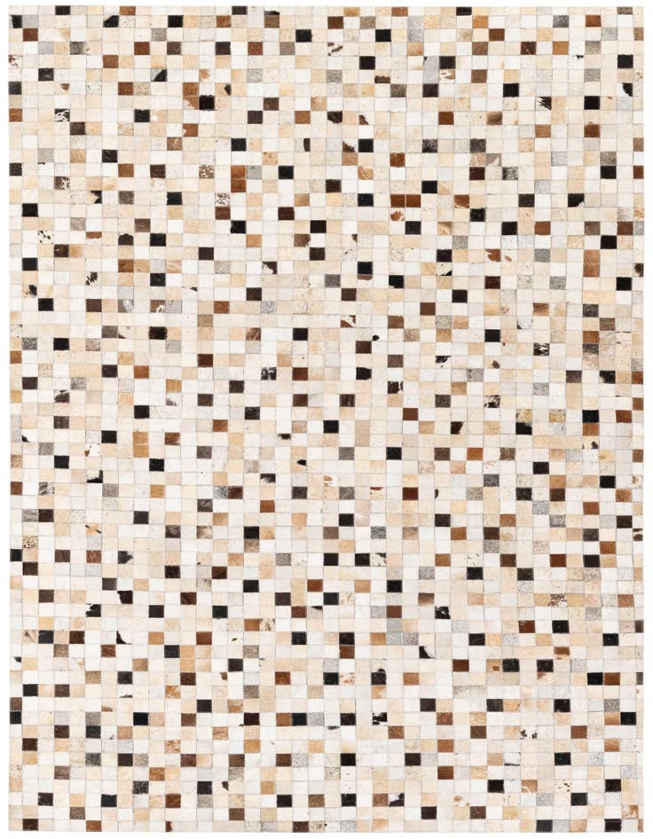 Detail image of 5' 2 x 7' 11 Cowhide Stocks Rug