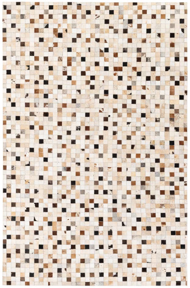Detail image of 5' 2 x 7' 11 Cowhide Stocks Rug