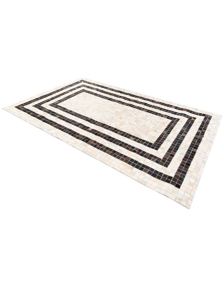 Detail image of 5' 1 x 8' Cowhide Stocks Rug