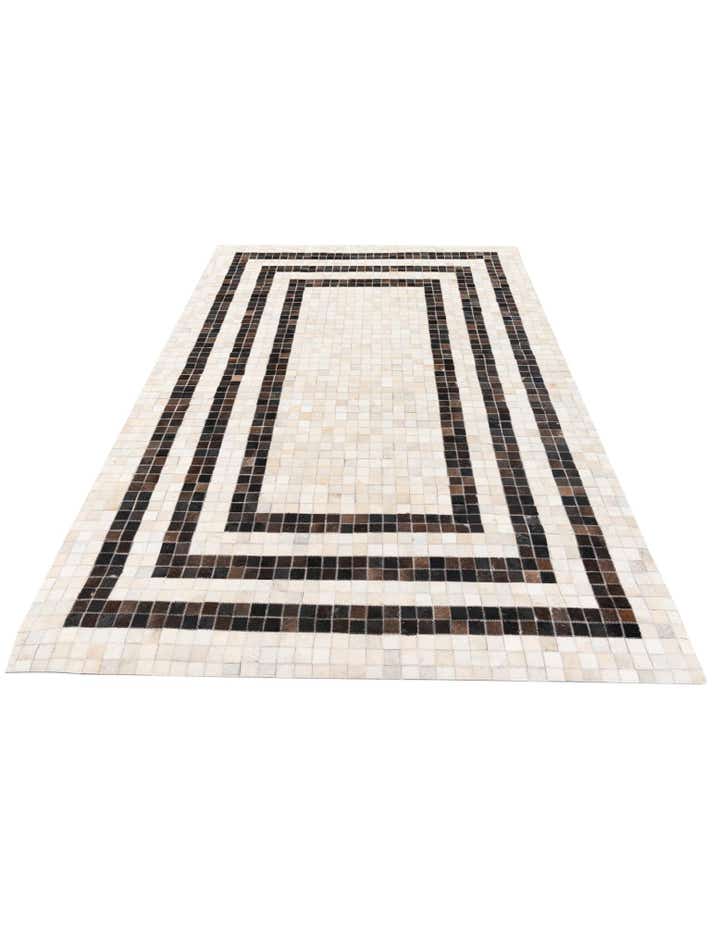5' 1 x 8' Cowhide Stocks Rug