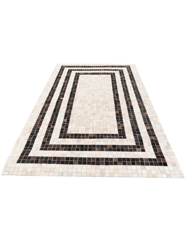 Detail image of 5' 1 x 8' Cowhide Stocks Rug