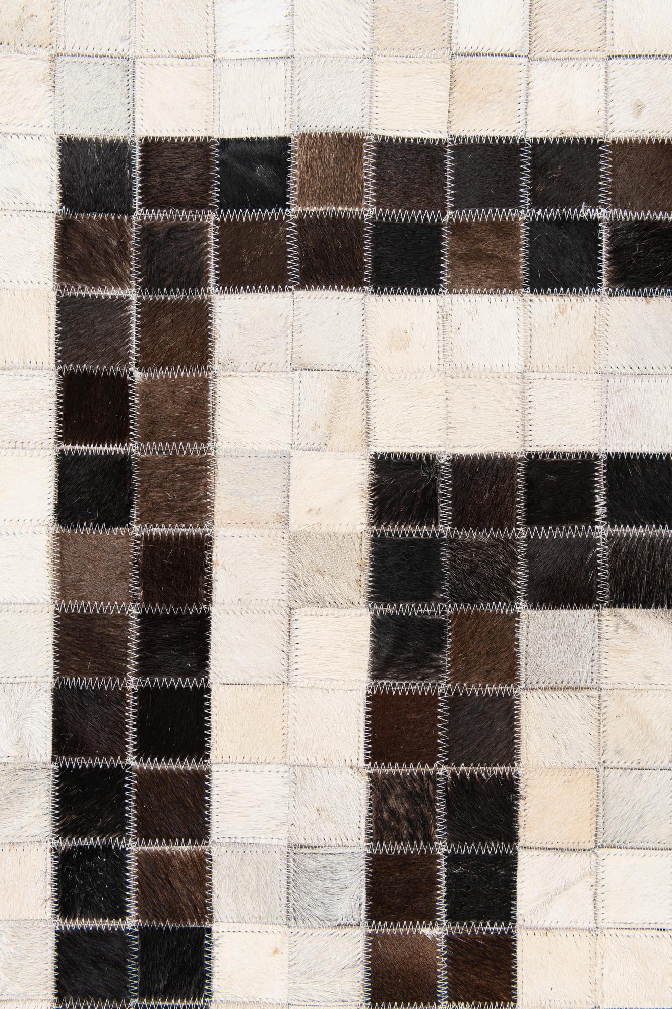 5' 1 x 8' Cowhide Stocks Rug