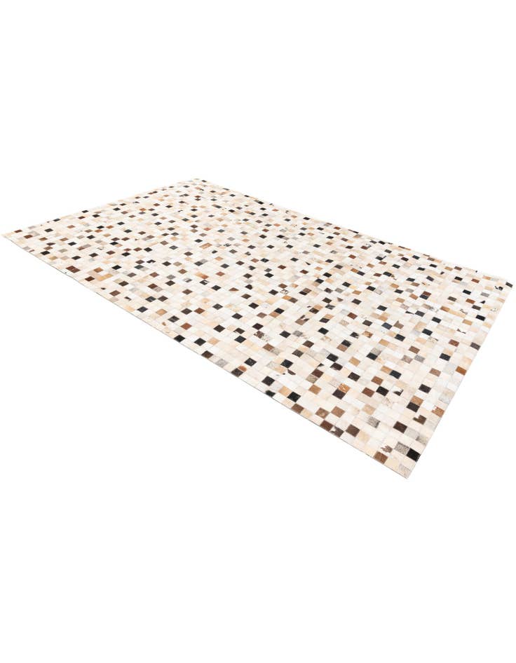 Detail image of 5' x 7' 11 Cowhide Stocks Rug