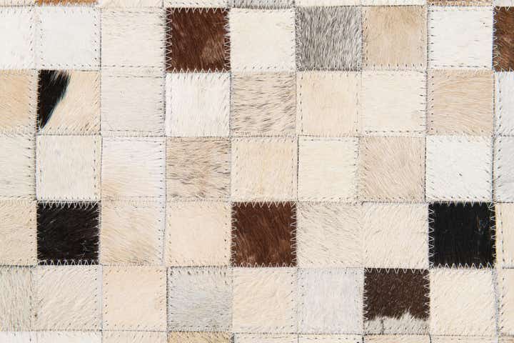 5' x 7' 11 Cowhide Stocks Rug
