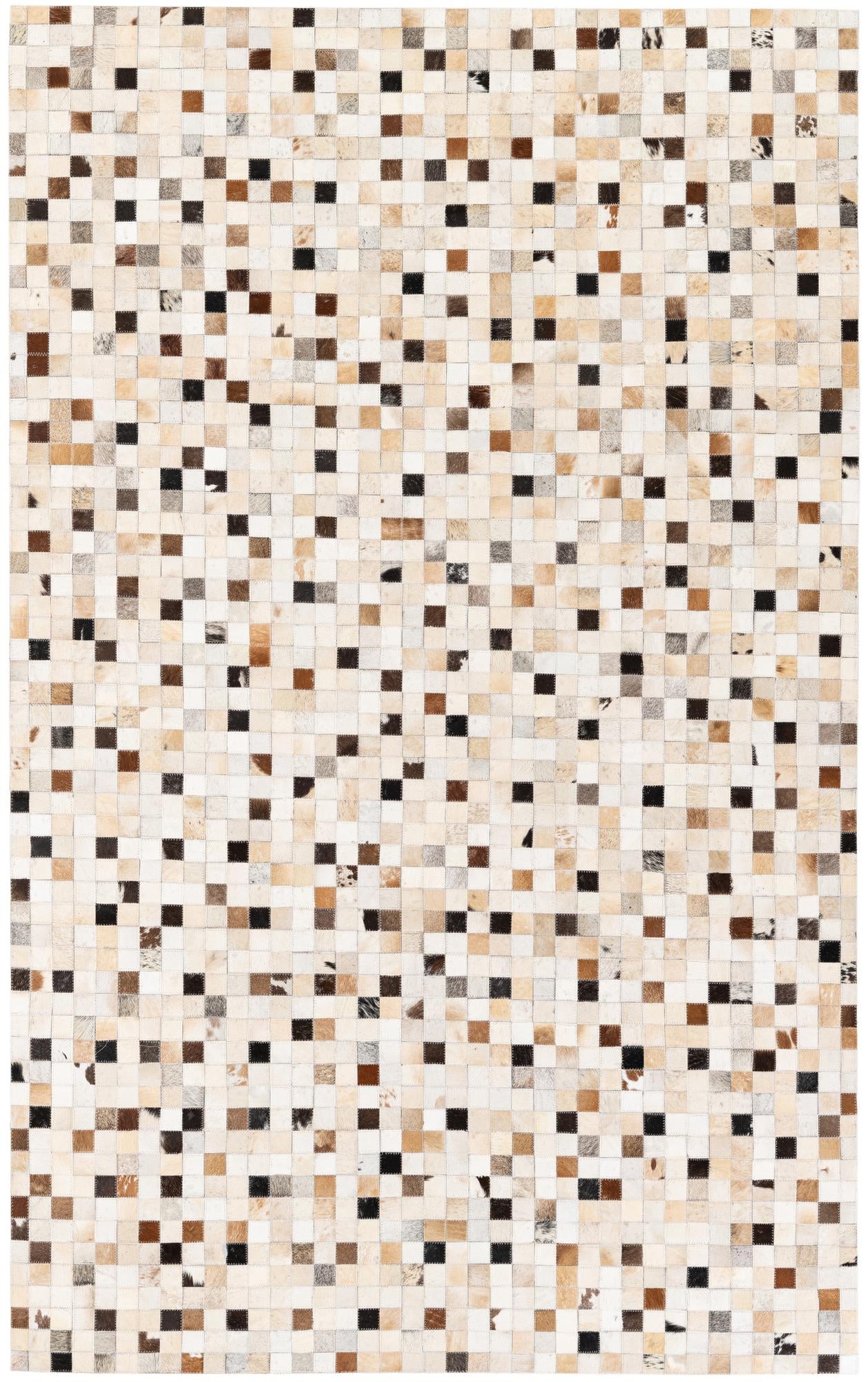 5' x 7' 11 Cowhide Stocks Rug