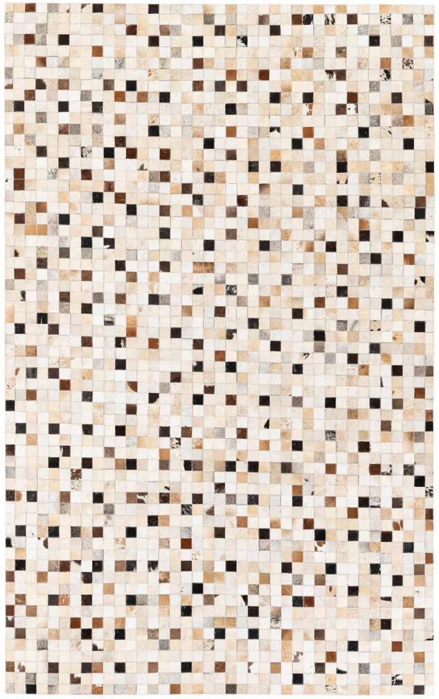 5' x 7' 11 Cowhide Stocks Rug