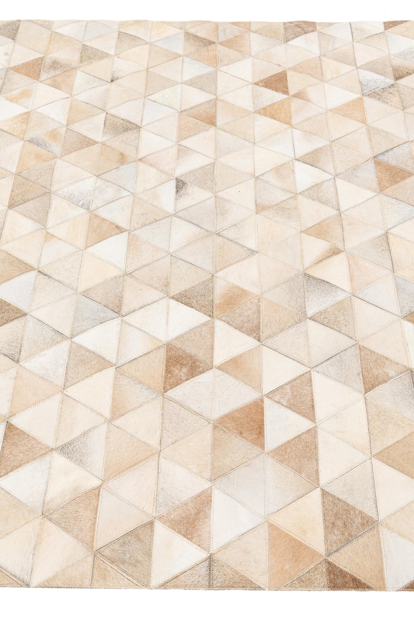 5' 1 x 8' Cowhide Stocks Rug