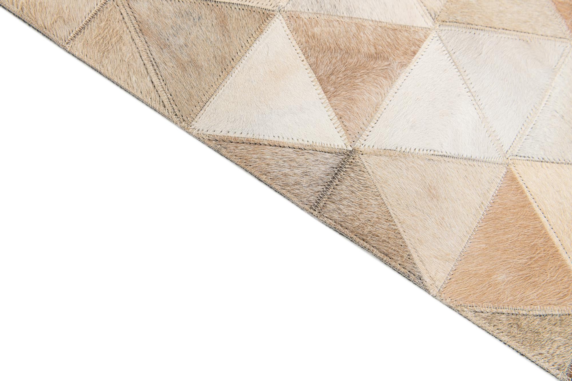 5' 1 x 8' Cowhide Stocks Rug