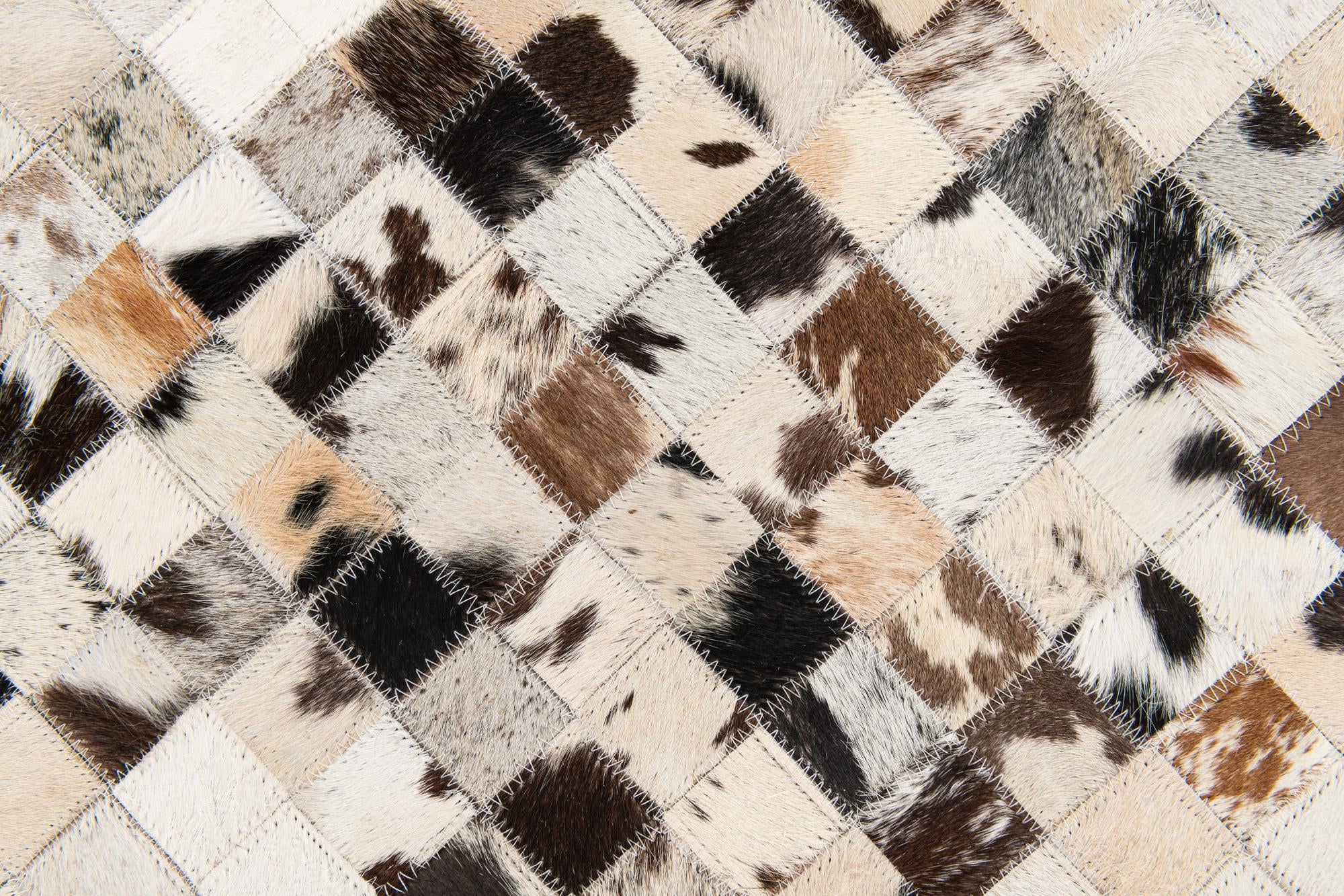 5' x 7' 11 Cowhide Stocks Rug