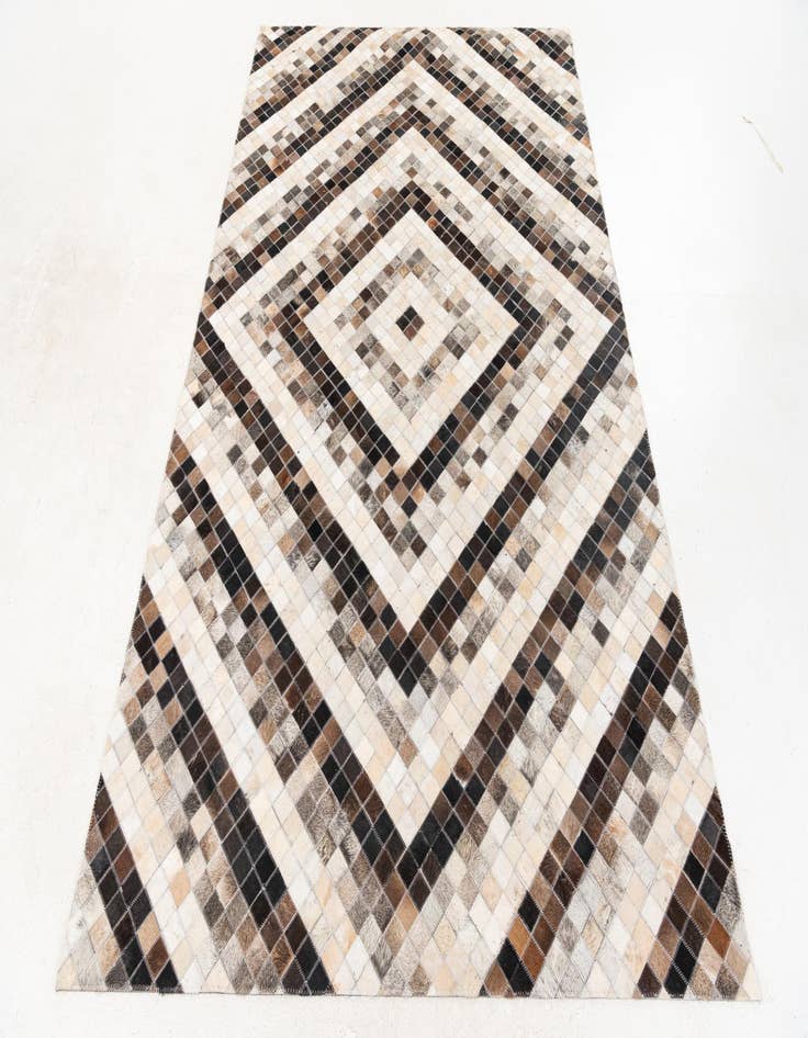 Detail image of 5' x 8' Cowhide Stocks Rug