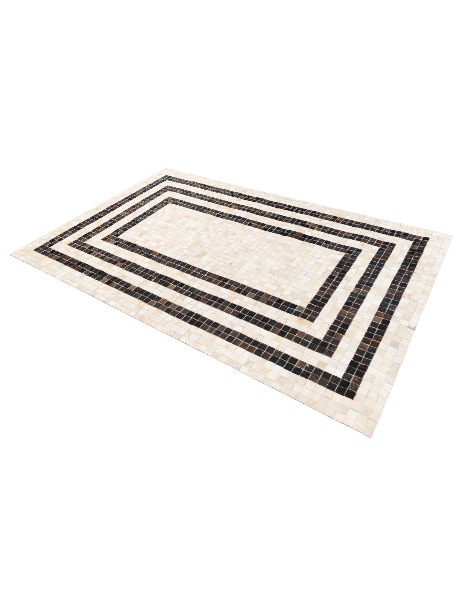 5' 1 x 7' 11 Cowhide Stocks Rug
