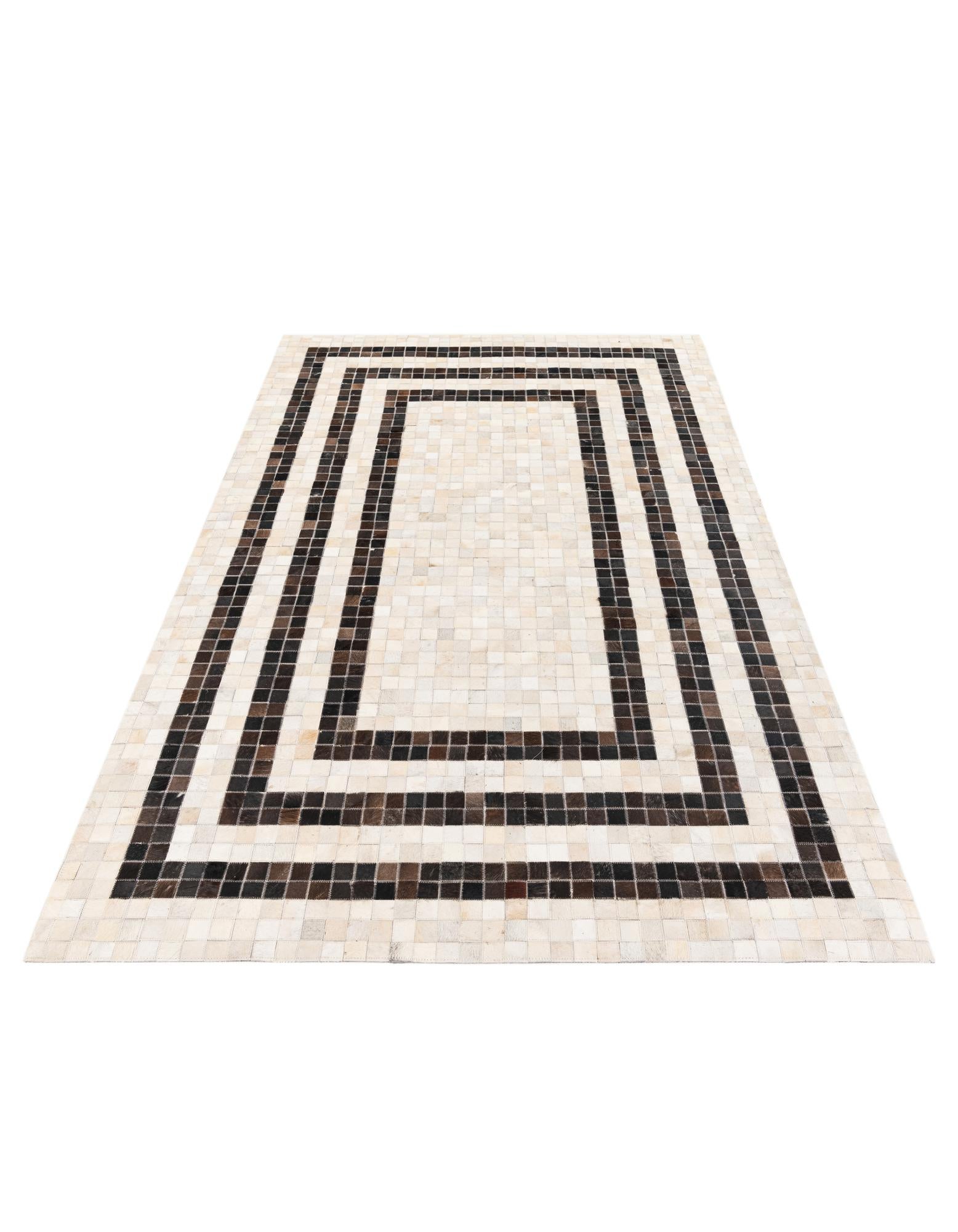 5' 1 x 7' 11 Cowhide Stocks Rug