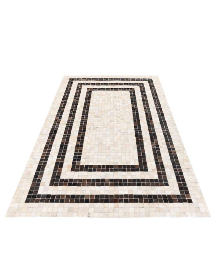 5' 1 x 7' 11 Cowhide Stocks Rug