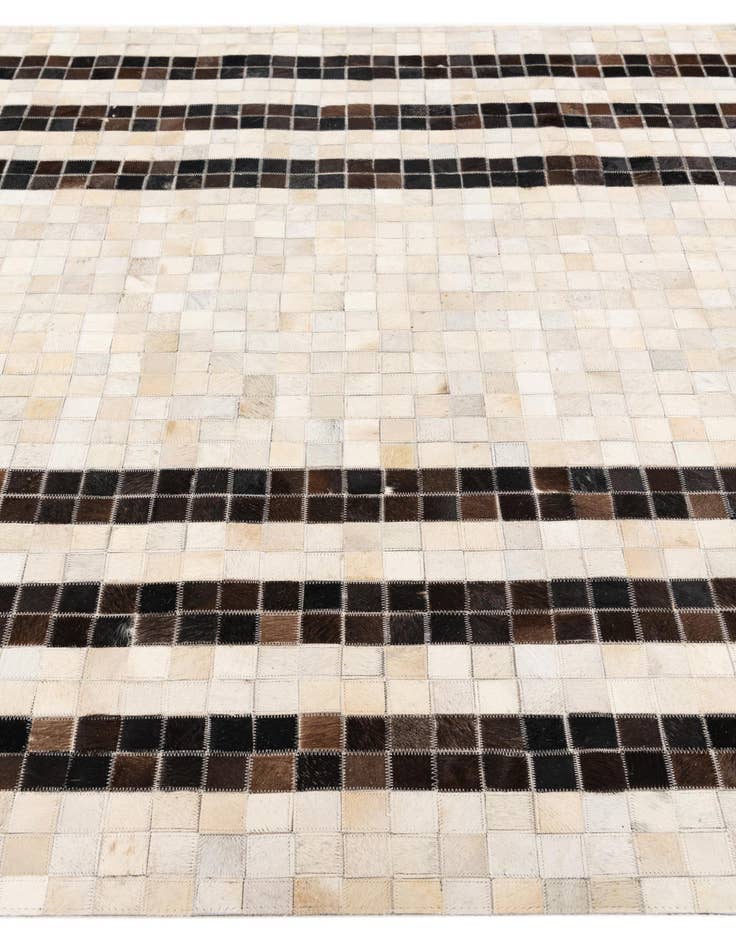 Detail image of 5' 1 x 7' 11 Cowhide Stocks Rug