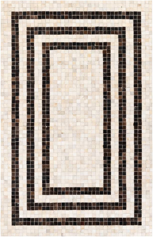 Detail image of 5' 1 x 7' 11 Cowhide Stocks Rug