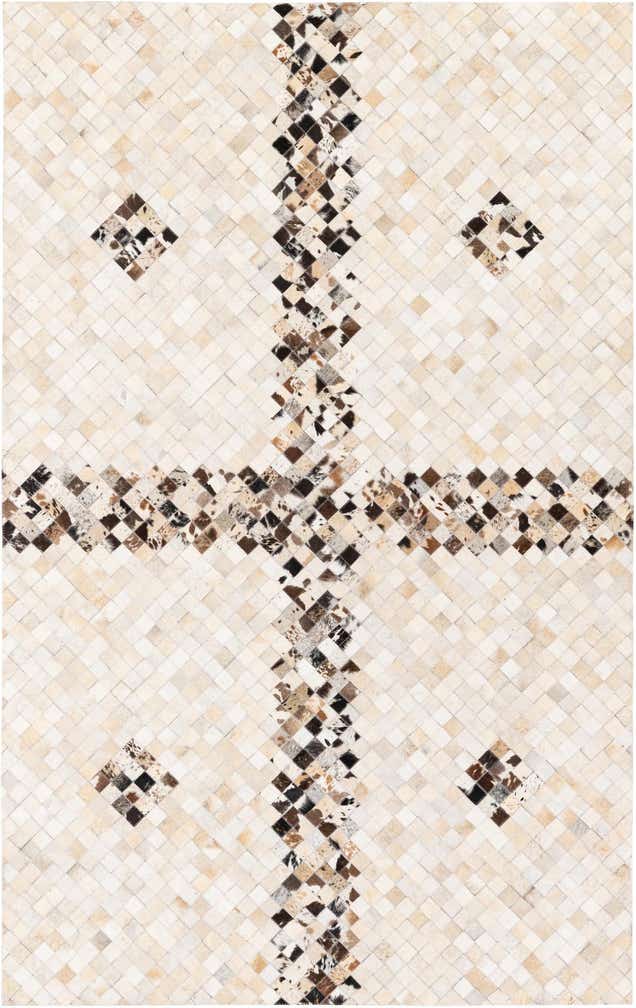 5' x 7' 11 Cowhide Stocks Rug