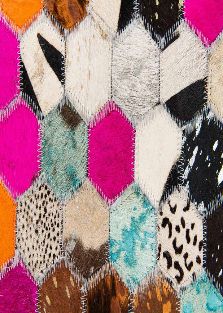 5' 1 x 7' 10 Cowhide Stocks Rug